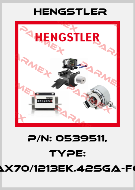 p/n: 0539511, Type: AX70/1213EK.42SGA-F0 Hengstler