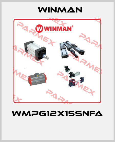 WMPG12X15SNFA  Winman