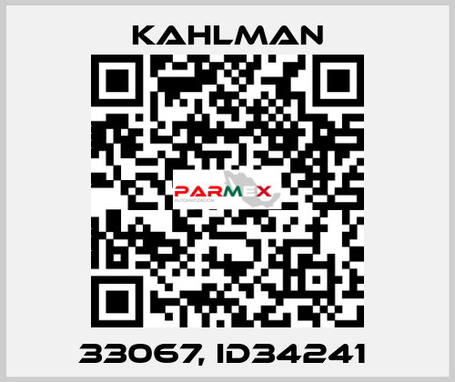 33067, ID34241  Kahlman