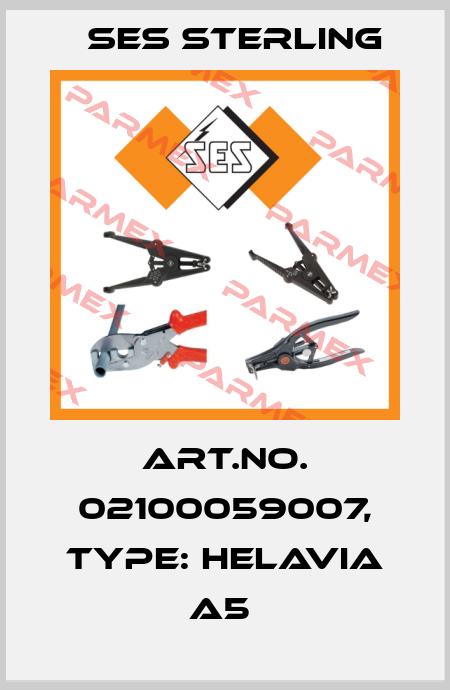 Art.No. 02100059007, Type: Helavia A5  Ses Sterling