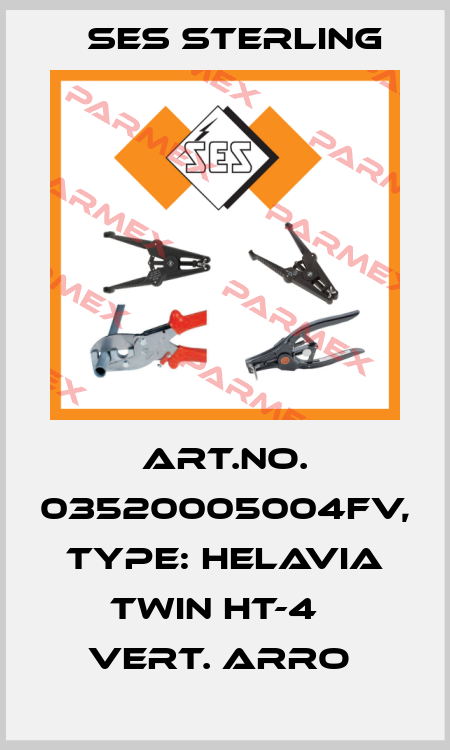 Art.No. 03520005004FV, Type: Helavia Twin HT-4   Vert. arro  Ses Sterling