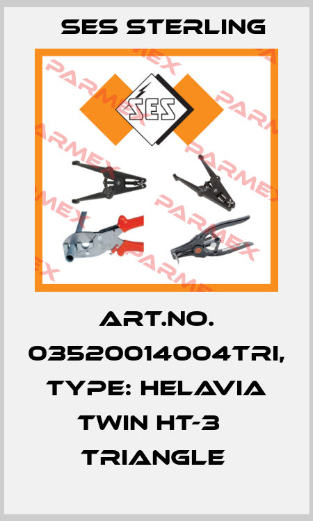 Art.No. 03520014004TRI, Type: Helavia Twin HT-3   Triangle  Ses Sterling