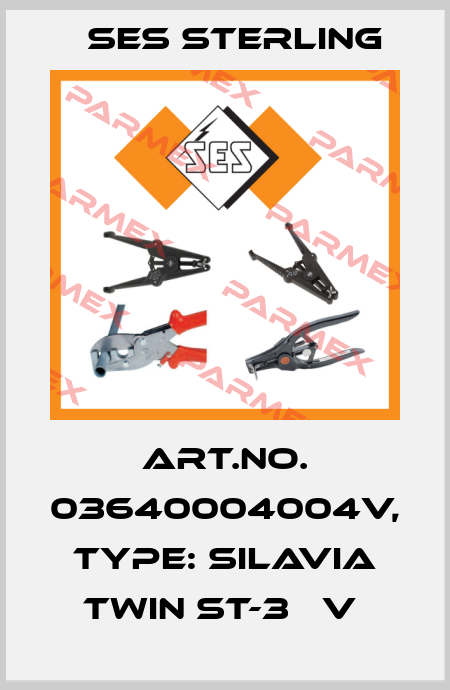 Art.No. 03640004004V, Type: Silavia Twin ST-3   V  Ses Sterling