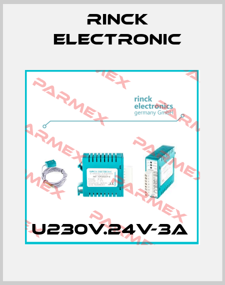 U230V.24V-3A  Rinck Electronic
