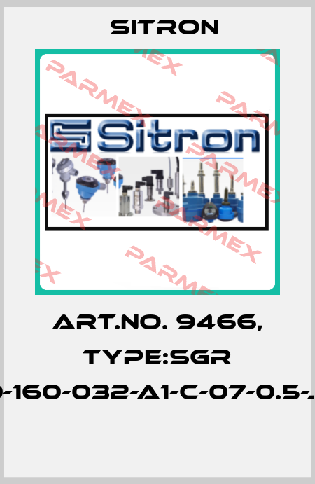 Art.No. 9466, Type:SGR 10-160-032-A1-C-07-0.5-J5  Sitron