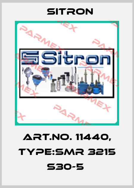Art.No. 11440, Type:SMR 3215 S30-5  Sitron