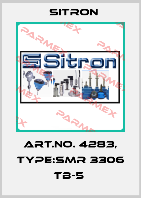 Art.No. 4283, Type:SMR 3306 TB-5  Sitron