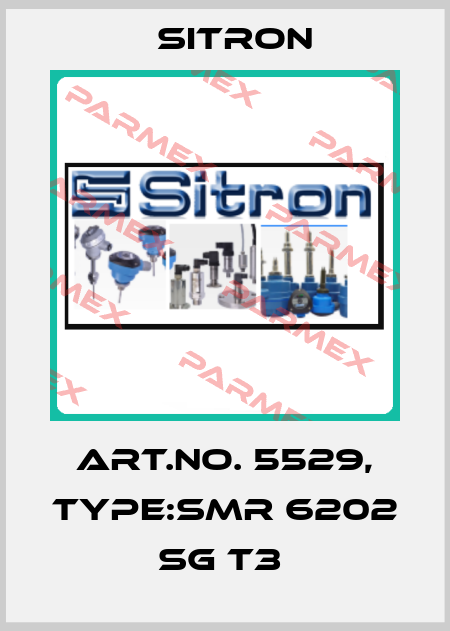 Art.No. 5529, Type:SMR 6202 SG T3  Sitron