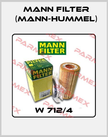 W 712/4 Mann Filter (Mann-Hummel)