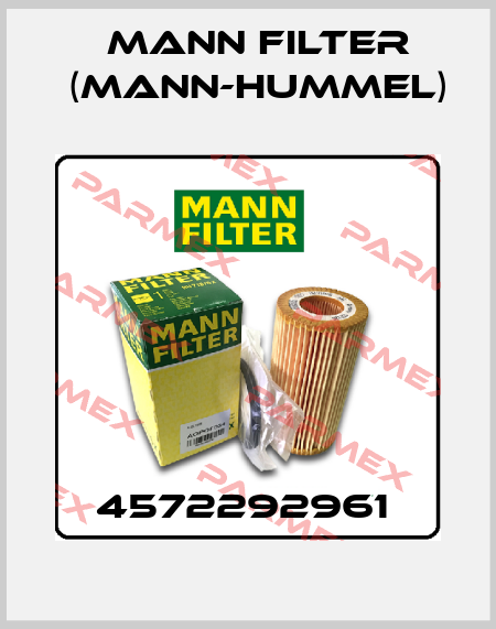4572292961  Mann Filter (Mann-Hummel)