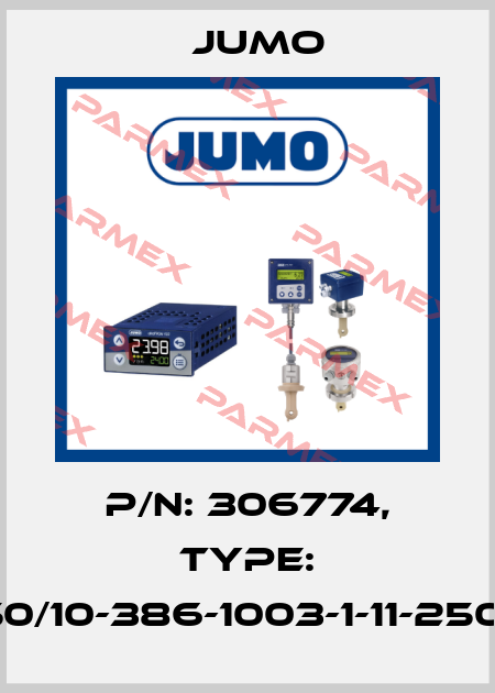 p/n: 306774, Type: 902550/10-386-1003-1-11-2500/000 Jumo