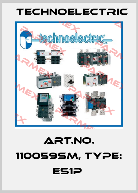 Art.No. 110059SM, Type: ES1P  Technoelectric