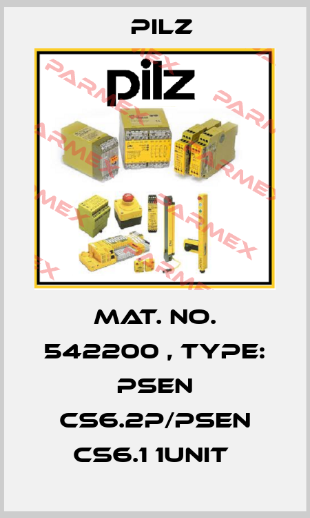 Mat. No. 542200 , Type: PSEN cs6.2p/PSEN cs6.1 1unit  Pilz