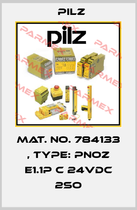 Mat. No. 784133 , Type: PNOZ e1.1p C 24VDC 2so Pilz