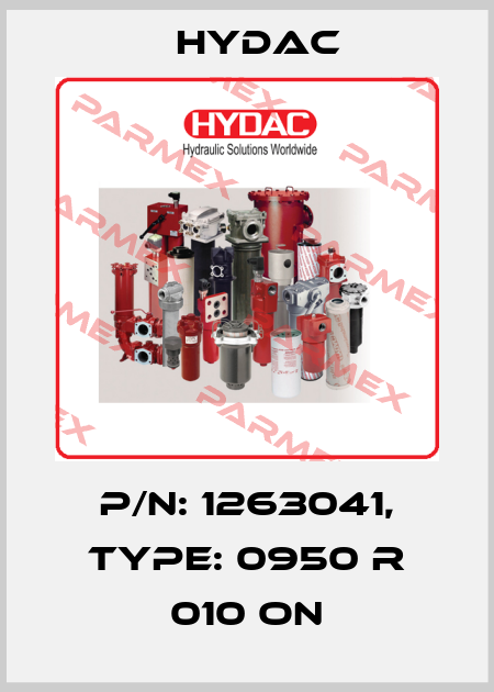 P/N: 1263041, Type: 0950 R 010 ON Hydac