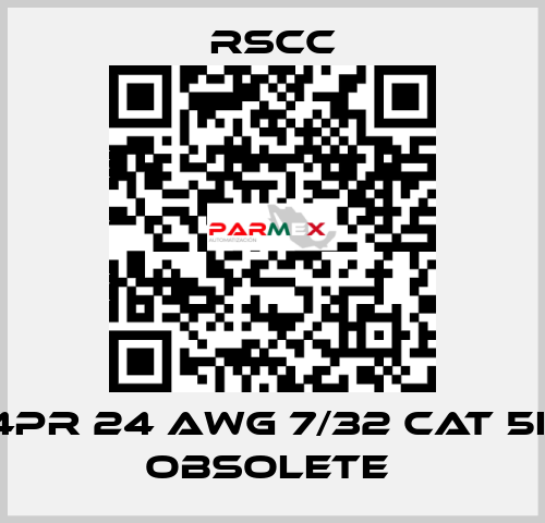 4PR 24 AWG 7/32 CAT 5E obsolete  RSCC