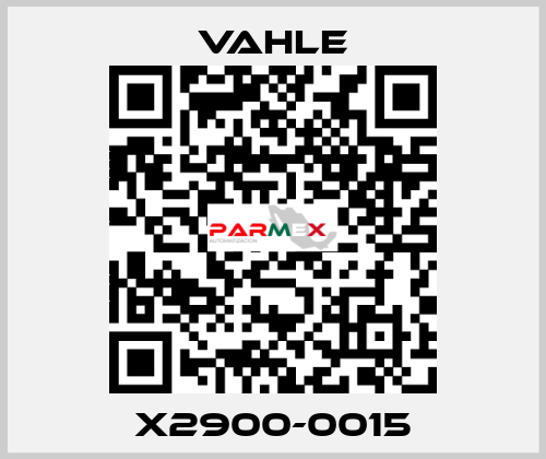 X2900-0015 Vahle