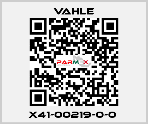 X41-00219-0-0  Vahle