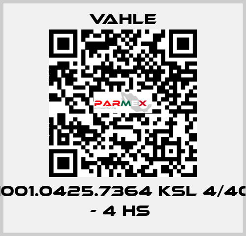 1001.0425.7364 KSL 4/40 - 4 HS  Vahle