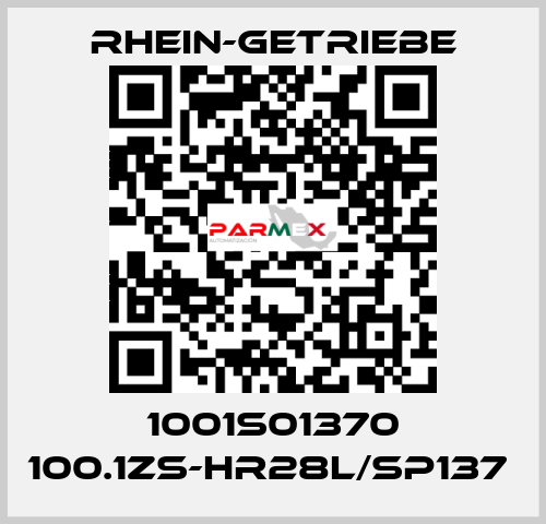 1001S01370 100.1ZS-HR28L/SP137  Rhein-Getriebe