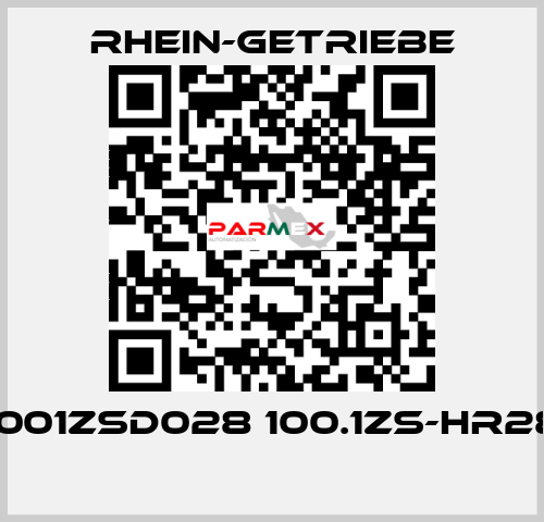 1001ZSD028 100.1ZS-HR28  Rhein-Getriebe