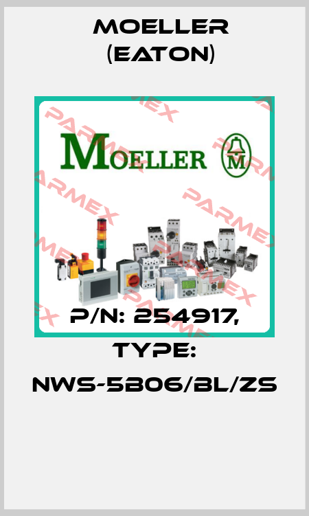 P/N: 254917, Type: NWS-5B06/BL/ZS  Moeller (Eaton)