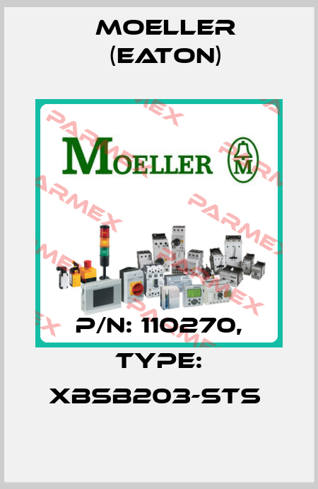 P/N: 110270, Type: XBSB203-STS  Moeller (Eaton)