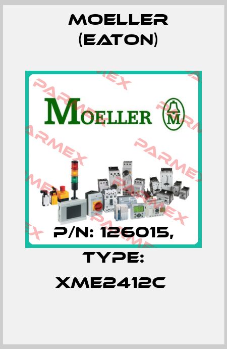 P/N: 126015, Type: XME2412C  Moeller (Eaton)