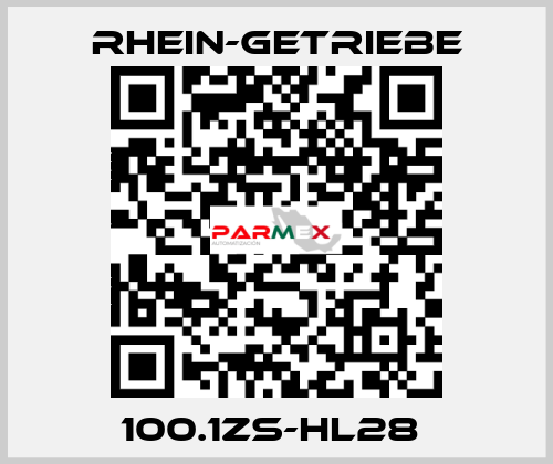 100.1ZS-HL28  Rhein-Getriebe