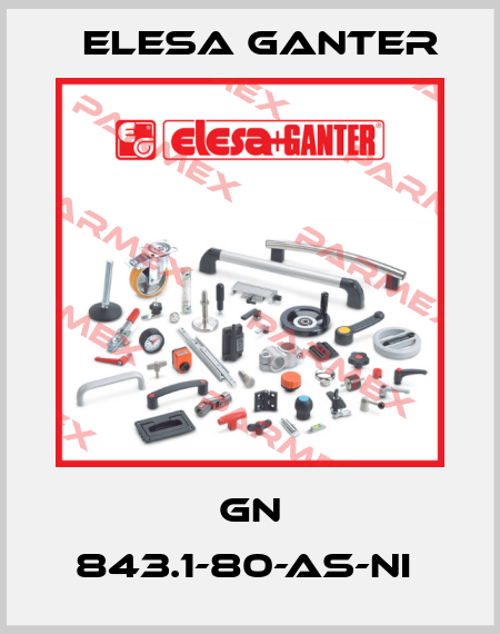 GN 843.1-80-AS-NI  Elesa Ganter