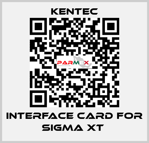 Interface Card For Sigma XT  Kentec