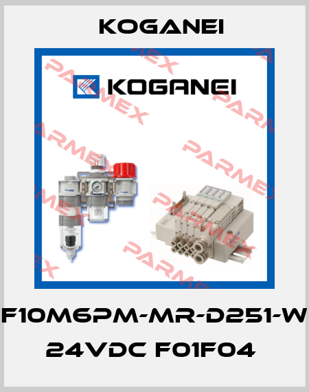 F10M6PM-MR-D251-W 24VDC F01F04  Koganei