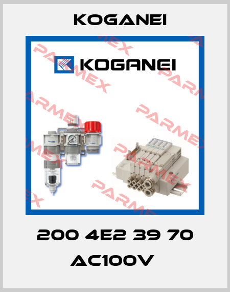 200 4E2 39 70 AC100V  Koganei