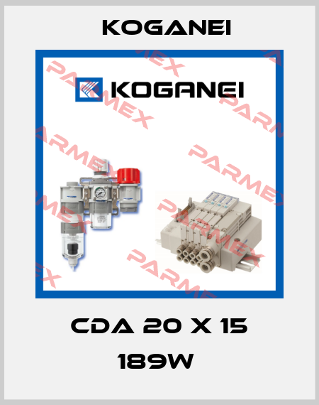 CDA 20 X 15 189W  Koganei