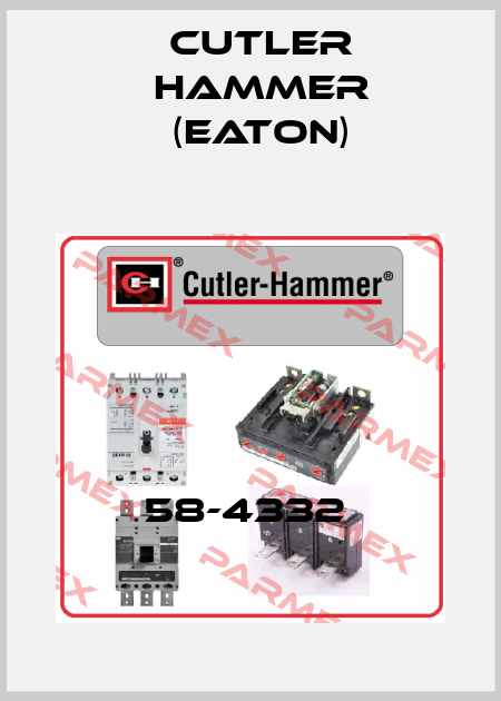 58-4332  Cutler Hammer (Eaton)