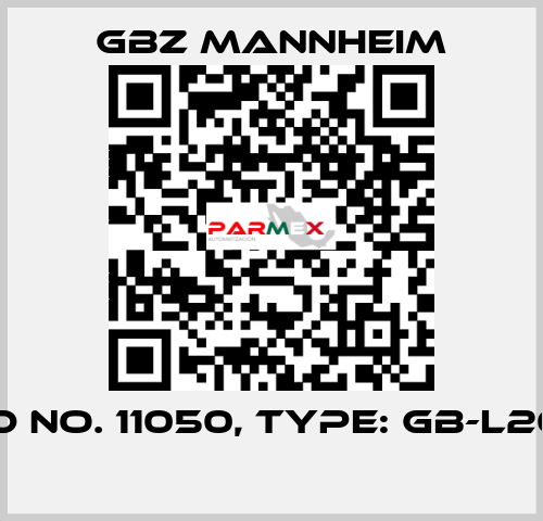 Id No. 11050, Type: GB-L20  GBZ MANNHEIM