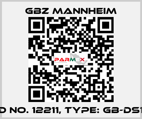 Id No. 12211, Type: GB-DS1  GBZ MANNHEIM