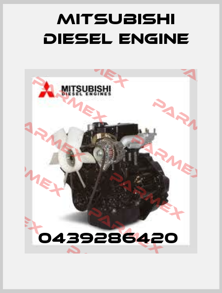 0439286420  Mitsubishi Diesel Engine