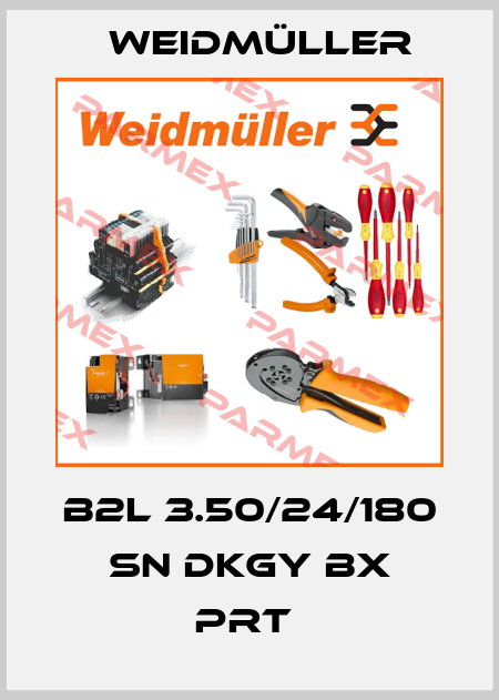 B2L 3.50/24/180 SN DKGY BX PRT  Weidmüller