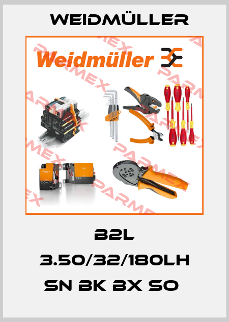 B2L 3.50/32/180LH SN BK BX SO  Weidmüller
