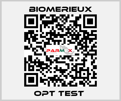 OPT test  Biomerieux