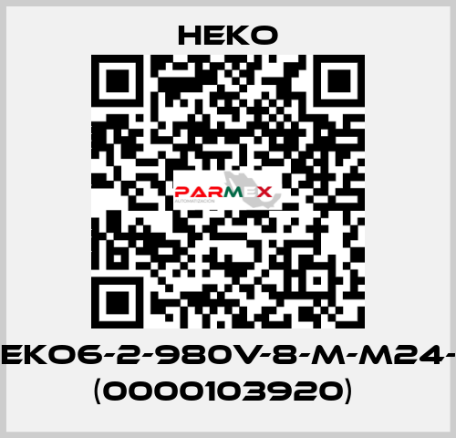 KB-105-TS-HEKO6-2-980V-8-M-M24-1DL-SPS1481 (0000103920)  HEKO