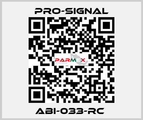 ABI-033-RC  pro-signal