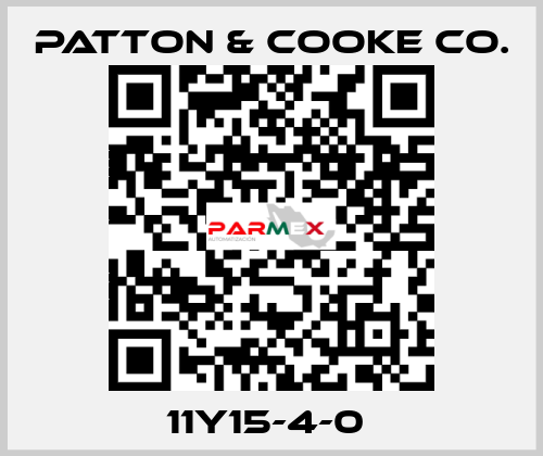 11Y15-4-0  Patton & Cooke Co.