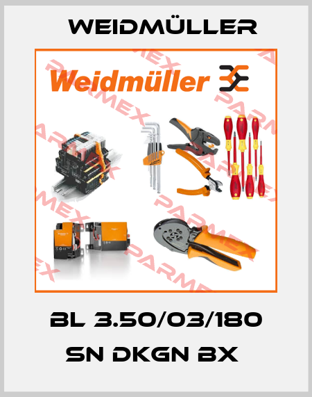BL 3.50/03/180 SN DKGN BX  Weidmüller