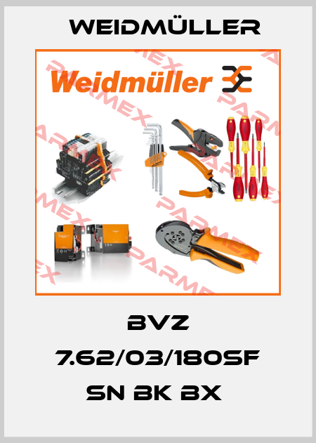 BVZ 7.62/03/180SF SN BK BX  Weidmüller
