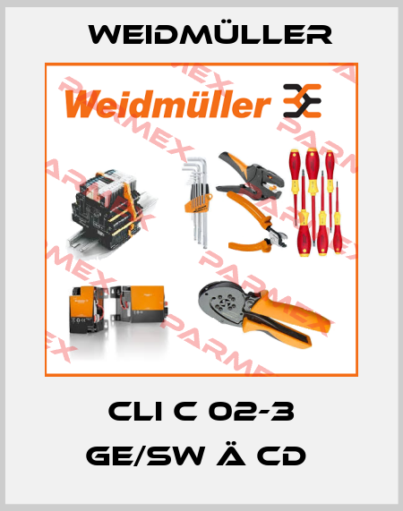 CLI C 02-3 GE/SW Ä CD  Weidmüller