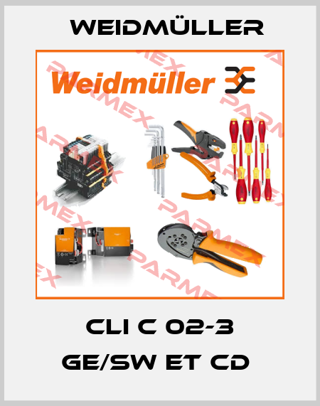 CLI C 02-3 GE/SW ET CD  Weidmüller