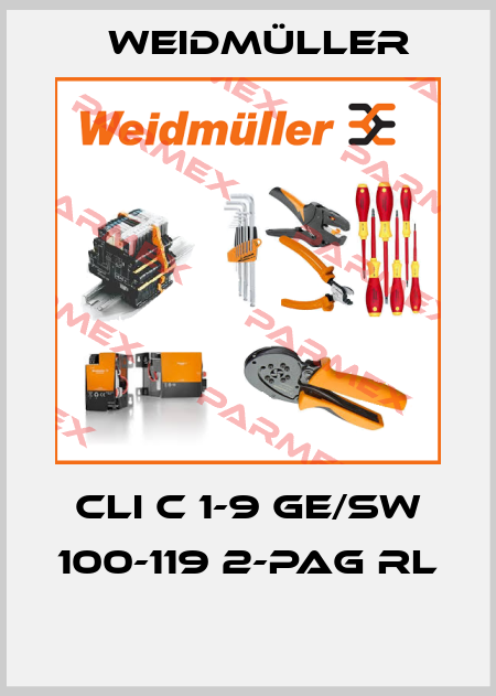 CLI C 1-9 GE/SW 100-119 2-PAG RL  Weidmüller