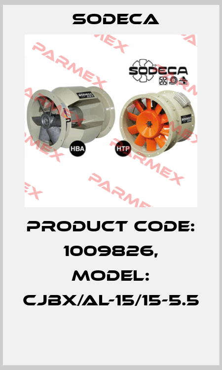 Product Code: 1009826, Model: CJBX/AL-15/15-5.5  Sodeca